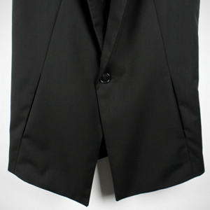 black long waistcoat